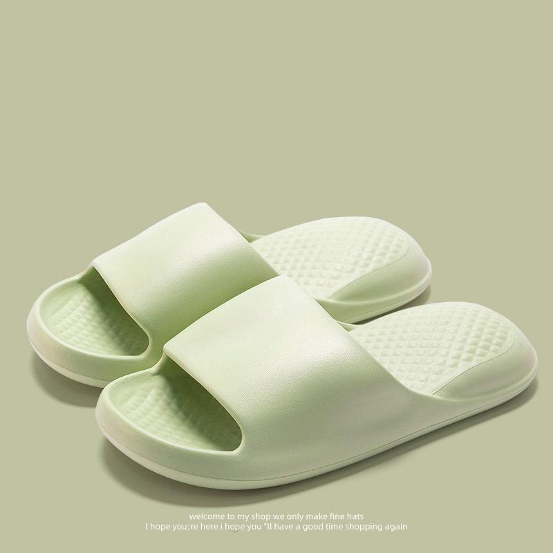 

Тапочки для женщин и мужчин в помещении и на открытом воздухе, амортизирующие мягкие тапочки на платформе, нескользящие быстросохнущие душевые, летние пляжные горки, тапочки для пар 36-37 светло-зеленый