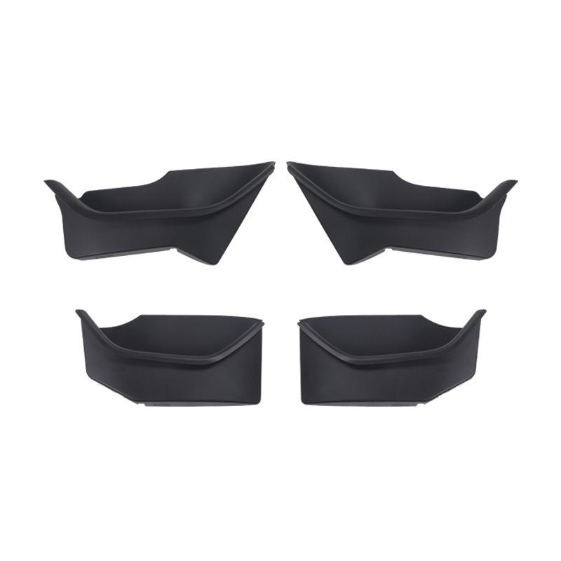 Fits Tesla Model Y/3 Refreshed, Full Wrap TPE Car Door Storage Box, Interior Accessory.