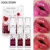 3 Lip Creative Water Oil 2N1 Lip Dyeing Liquid Set Water Light Color Retaining Lip Gloss Plump Plump Moisturizing Long-lasting Lip Color
