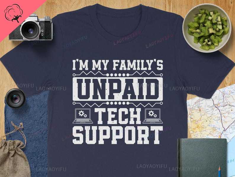Computer Engineer Tshirt Im My Familys Unpaid Tech Support Tshirt Software Developer Coding Nerd Computer Science Pun Shirt