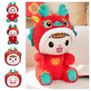 Cartoon Style Plush Dragon Toy For Chinese New Year