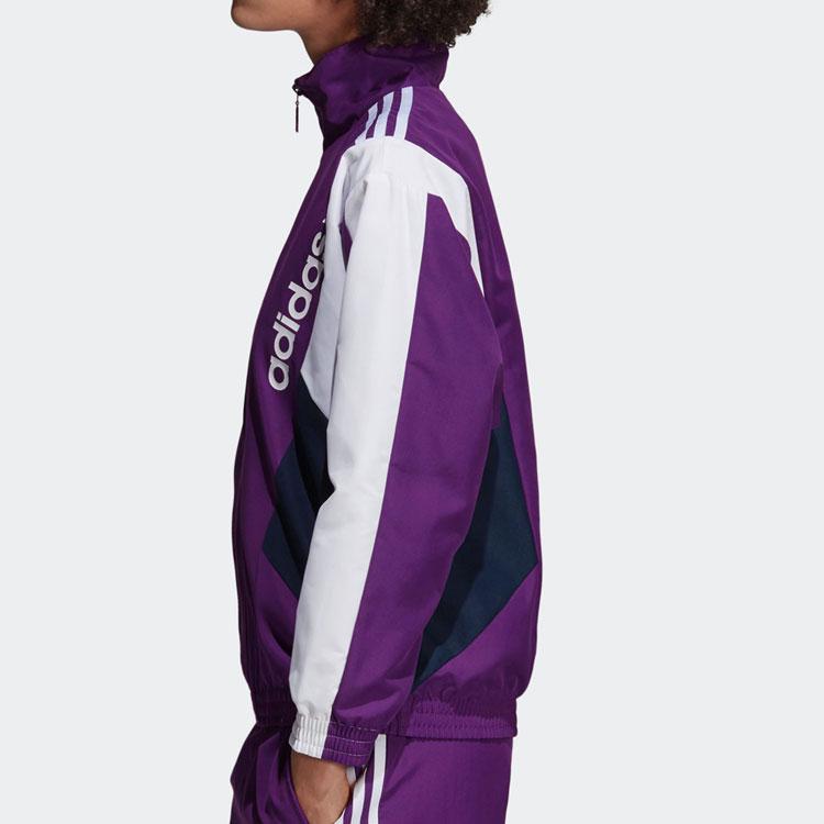 Adidas Originals Jackets Women's Purple Stand Collar Moderate Other EC2178