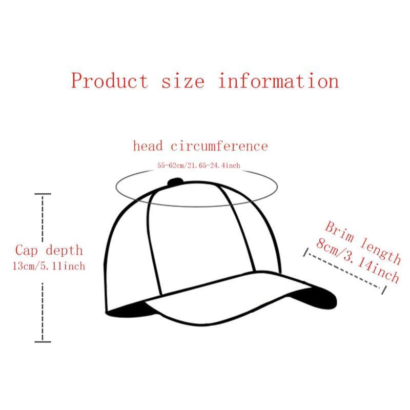 Retro Distressed Washed Baseball Cap Unisex Breathable Hat for Daily Casual Wear
