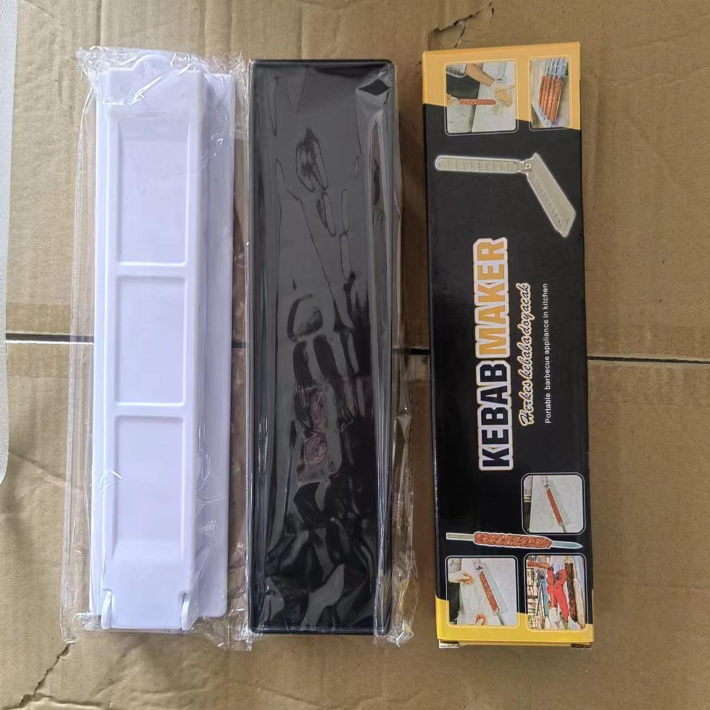 Automatický nástroj na výrobu špízů pro kebab BBQ párty Nerezová jehla Kuchyňský gadget