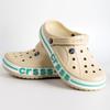 Summer new Cro men's and women's polka dot lace hole shoes outdoor sports and leisure beach bag head hollow cool slippers