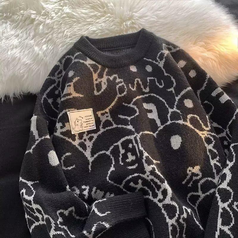 2024 Men's Winter Round Neck Sweater - Lazy Style Couples' Fashion