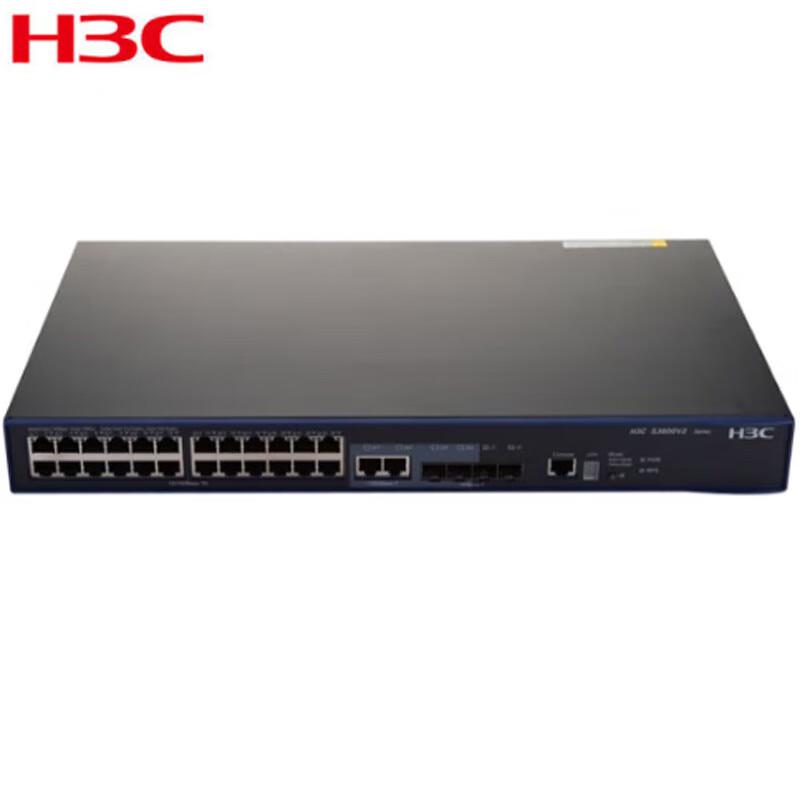 

H3C S3600V2-28TP-SI 24-Port Fast Ethernet Smart Managed Layer 3 Switch