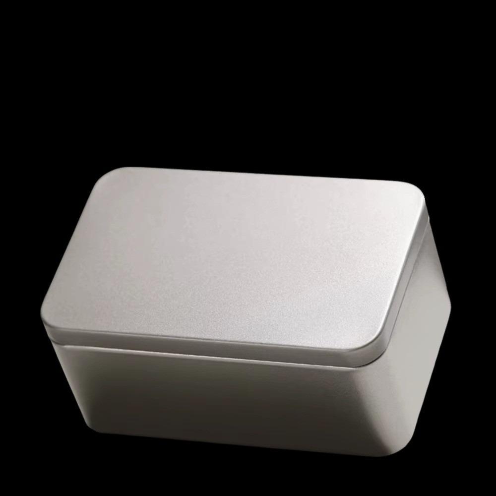 Solid Color Tea Container Square Empty Cans Gift Jars Card Box Home Storage