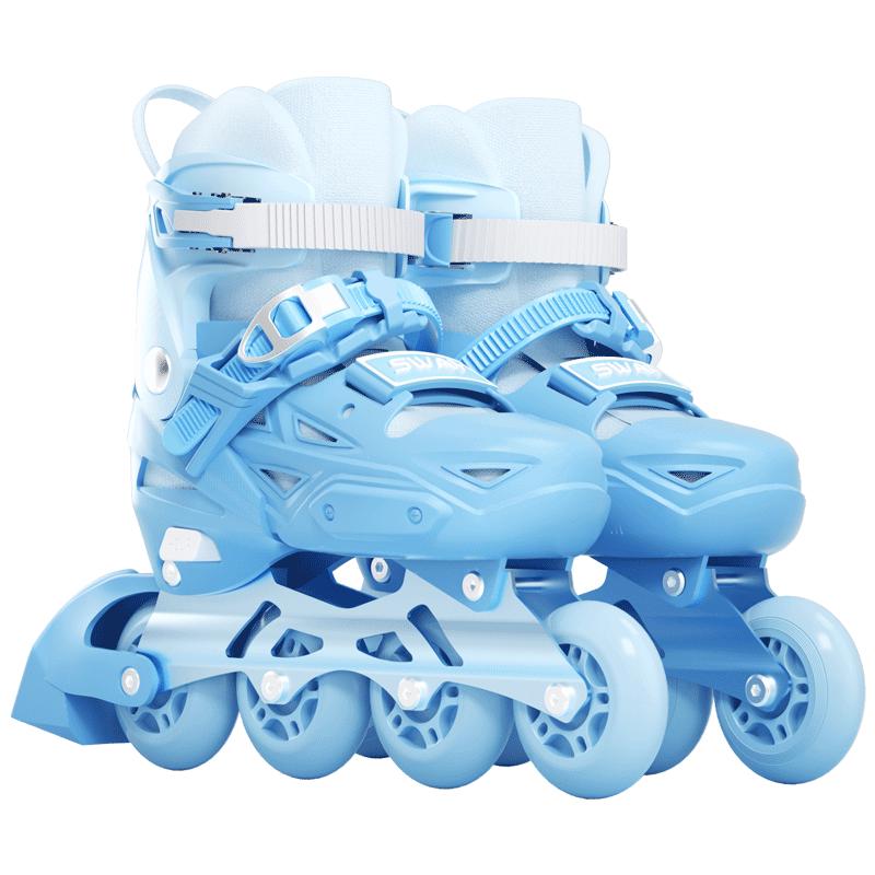 SWAY Kids Adjustable Inline Skates with Protective Gear Set