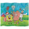 SpongeBob SquarePants Silky Group Scene Supersoft Blanket
