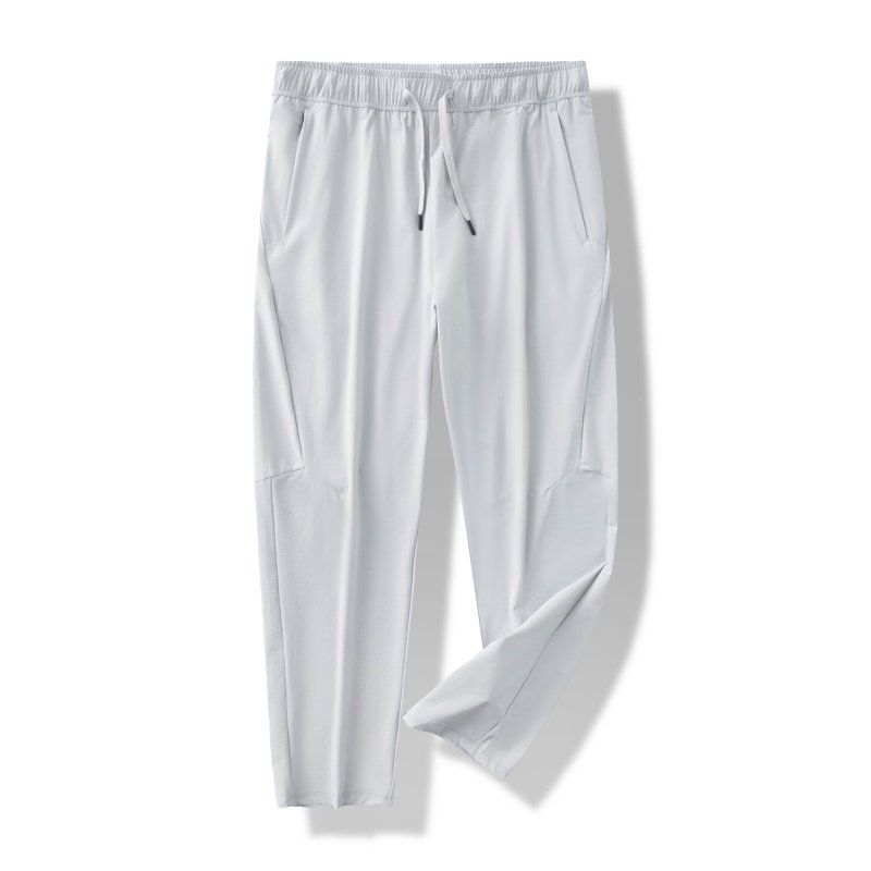 Export Surplus Lightweight Cotton-Feel Quick-Dry Breathable Spring/Summer Men's Stretchy Quick-Dry Tapered Thin Sports Casual Pants