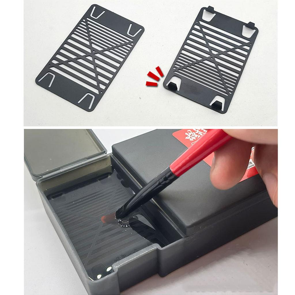 Tavolozze Umide per Pittura Acrilica Tavolozza Umida Penna Supporto per Lavaggio Tavolozza Idratante Pittura Fresca Strumento per Modellare
