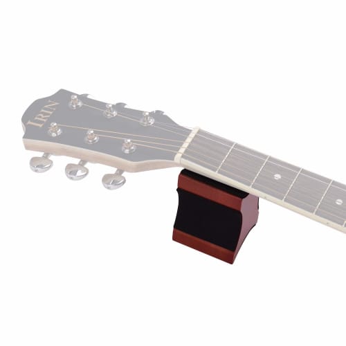 Tickas Guitar Neck Support Pillow, Mahogany Material, 2 Heights Available, Tool for Electric Acoustic Guitar, Bass, Mandolin