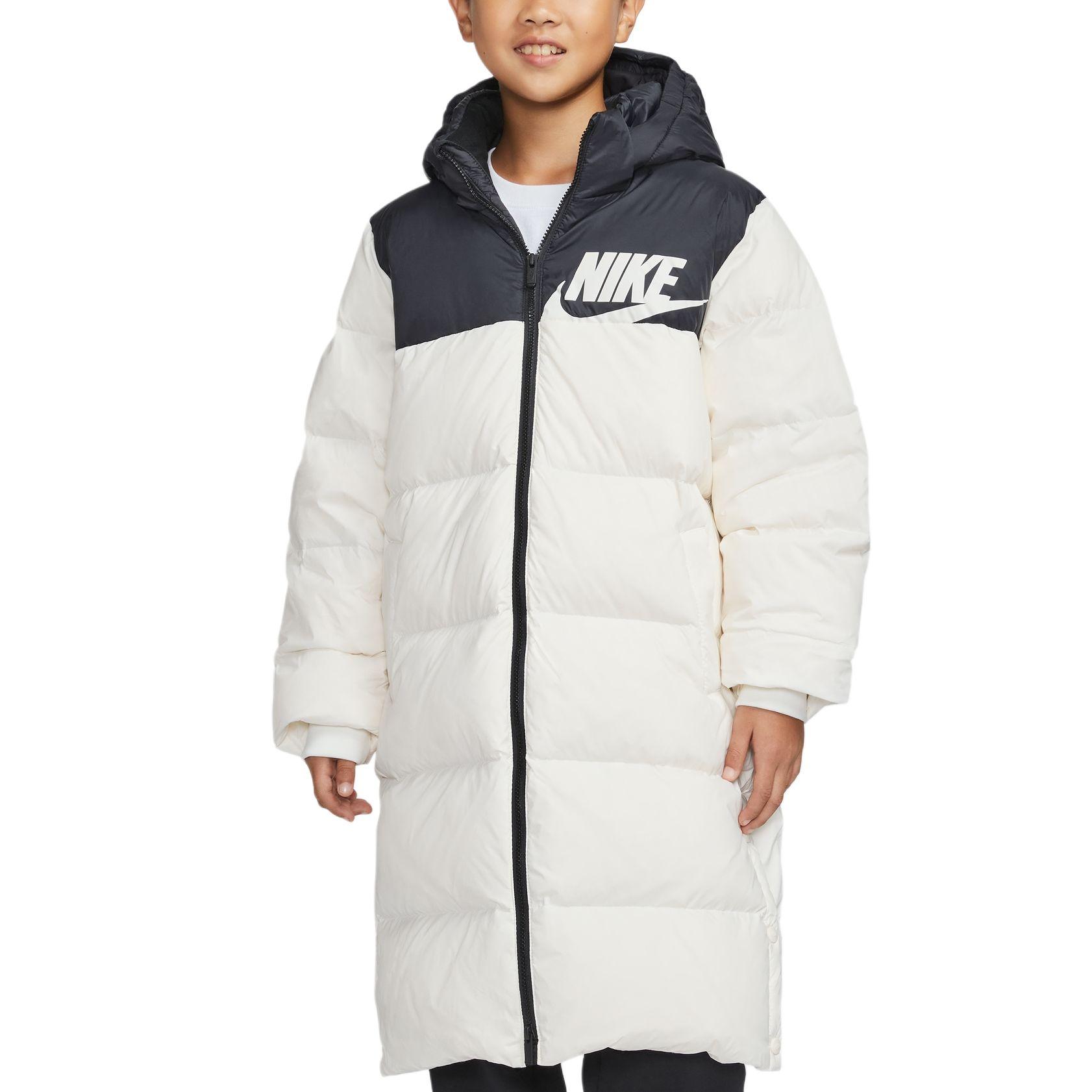 Nike Kids Down Jackets Hooded Non Detachable Moderate IR0028-133 L