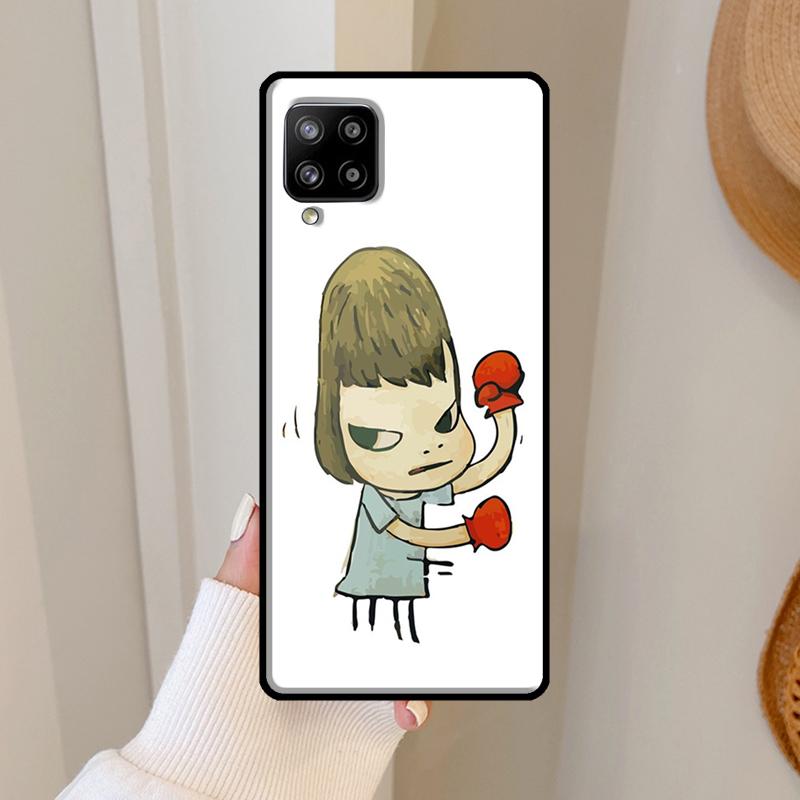 Japan Yoshimoto nara Cartoon Girl For Samsung Galaxy A14 A34 A54 A51 A71 A31 A12 A22 A32 A52 A50 A13 A33 A53 A73 Back Case