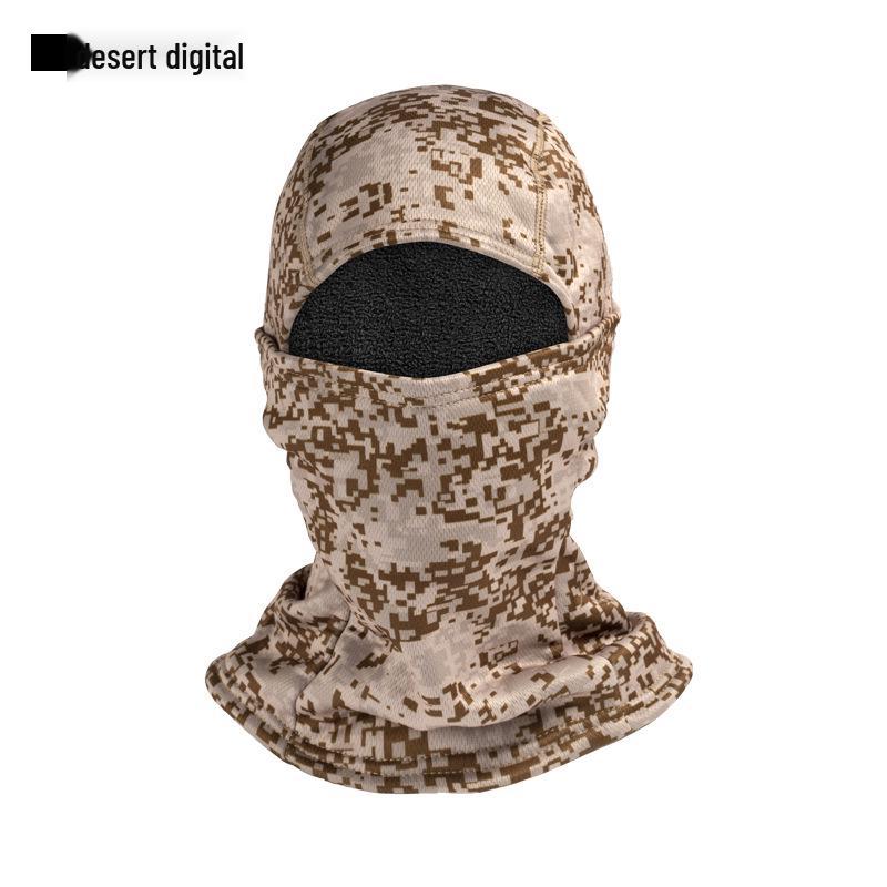 American Camouflage Cycling Balaclava - Sun Protection & Windproof Quick-Dry Face Mask for Outdoor Activities