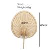 1pc Chinese Style Pure Hand Woven Craft Fan Summer Mosquito Repellent Fan Natural Palm Leaf Hand Shake Fan Home Decoration