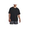 Under Armour UA Oversized Heavyweight Short Sleeve T-Shirt Men Tops Black 1384037-001
