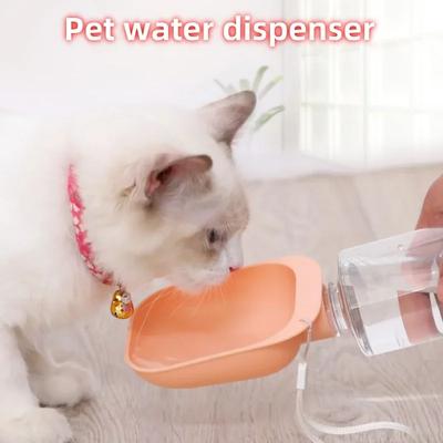 Dog Drink Water Portable Travel Pet Drinker Leak Proof Dog Bowl Food Cat Fountain Outdoor Walking Drinking Bottle Dogs Feeder