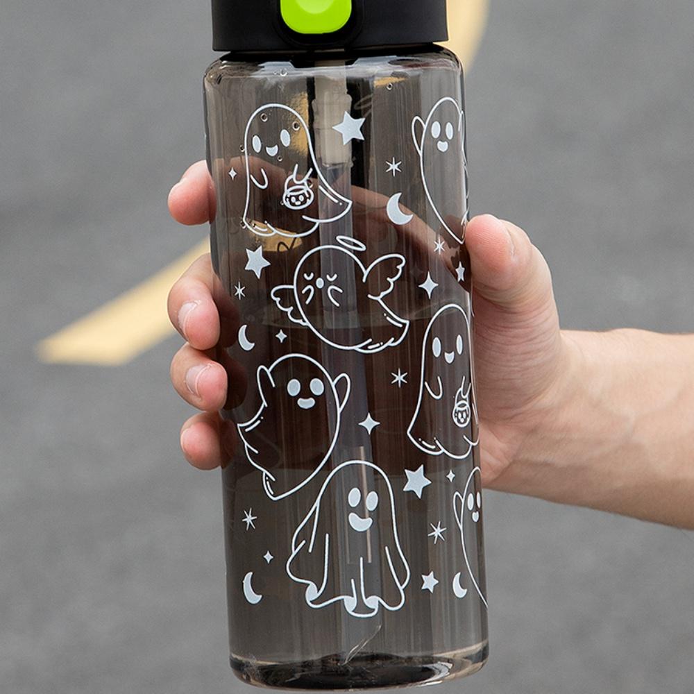 Ghost 19/25.4oz Water Bottle Leakproof Portable Outdoor Sports Cup for Birthday Party Halloween Christmas Gift Fitnes Travel Mug