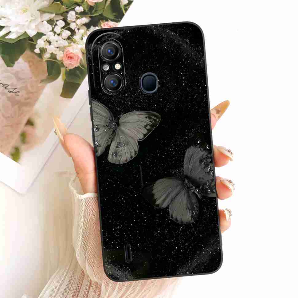 For Itel A58 Case Itel A49 Cover Petty Butterfly Shockproof Phone Case For Itel A58 ItelA49 Back Cover Soft Silicone Fundas