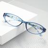 Fashion Anti-Blue Light Reading Glasses for Women Ultra-Light Flowers Comfortable Eyeglasses