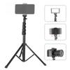 KINGJOY FL019 Hliníková slitina Černý Multifunkční Nastavitelný Držák pro Mobilní Telefon pro Živé Vysílání Fotografování