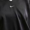 Nike Sportswear Satin Casual Comfortable Exquisite Raglan Sleeve T-Shirt Women tops IH1331-010