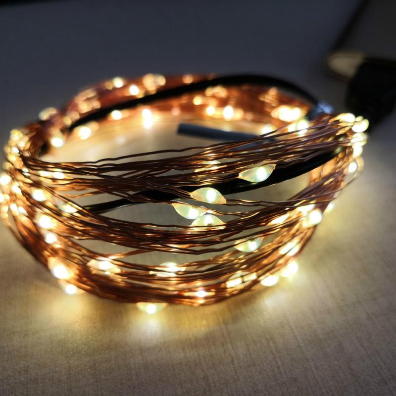LED String Light USB Copper Wire Flexible Lamp Christmas Decoration