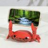 Suporte para Celular Design Garra de Caranguejo 3D Suporte para Celular Decorativo de Mesa Suporte Estável para Visualização Horizontal e Vertical