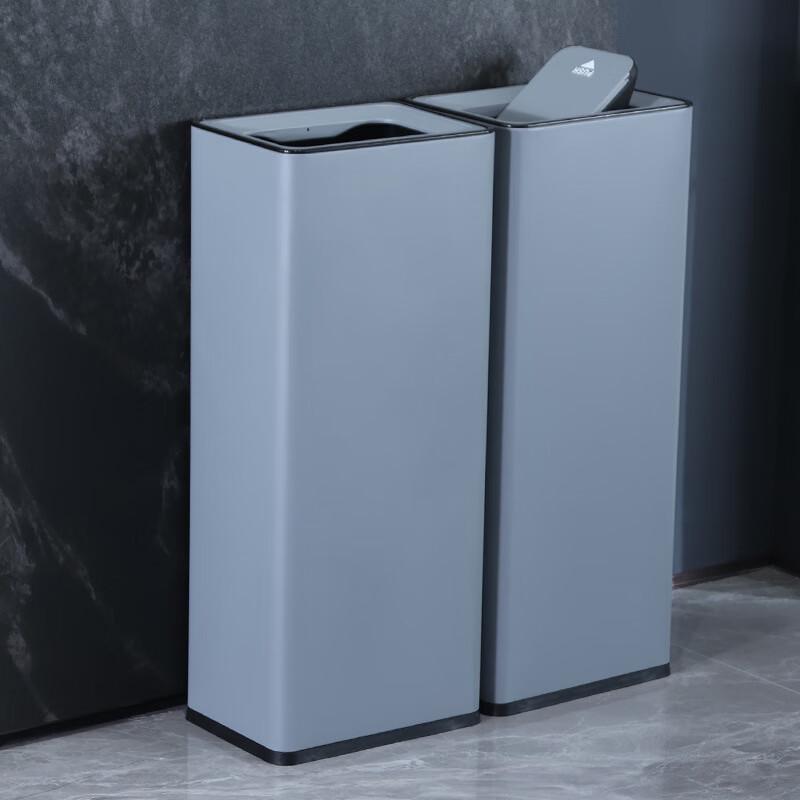 Minggu Stainless Steel Commercial Restroom Trash Can