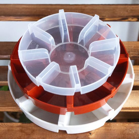 Prato Elevado com Borda para Vaso 5 Polegadas 6 Polegadas 7 Polegadas Vaso Redondo Coletor de Água Bandeja de Gotejamento Resistente para Uso Interno Externo