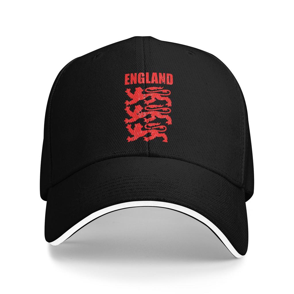 Summer England Red Lion Baseball Cap Running Hippie y2k Retro Custom Logo Sun Trucker Hat Unisex-Teens Sun-Proof Snapback Cap