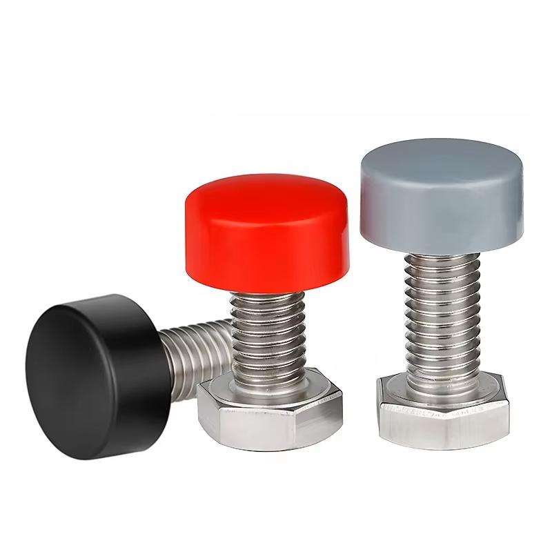 5/10/20Pcs PE Plastic Bolt Nut Cap Cover M4 M5 M6 M8 M10 M12 M14 M16 M18 M20 M24 M27 M30 External Hexagonal Screw Decorative Cap