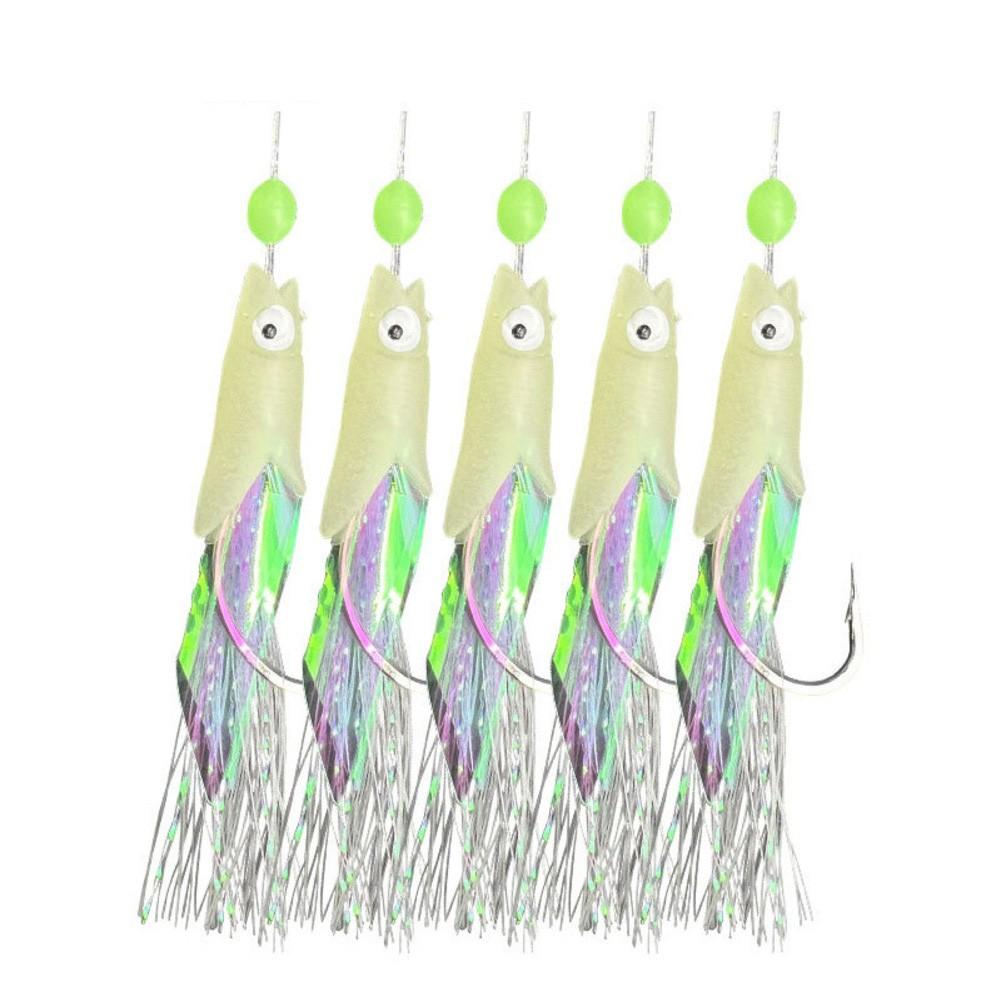 Enhanced Catch Rates Fishing Lure Set Luminous Hooks