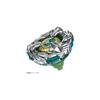 Takara Tomy Beyblade X BX-44 Booster Triceratops M-85BS with Customizable Parts and High Performance Spinner