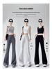 Women's Micro-Flare Ice Silk Bell Bottom Pants - 2026 Spring/Summer