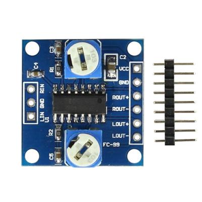 PAM8406 Digital Amplifier Board with Volume Potentiometer Stereo Noiseless 2x5W Class D Amplifier Module