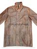 Brown Halloween Stylish Formal Casual Men Trench Coat Genuine Leather Lambskin
