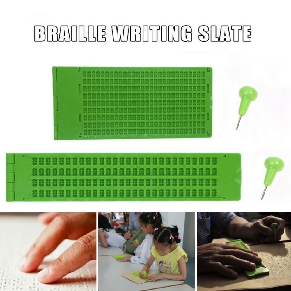 4Lines 28 Cells Braille Writing Board 9Lines 30 Cells Braille Study Supplies  Bedroom