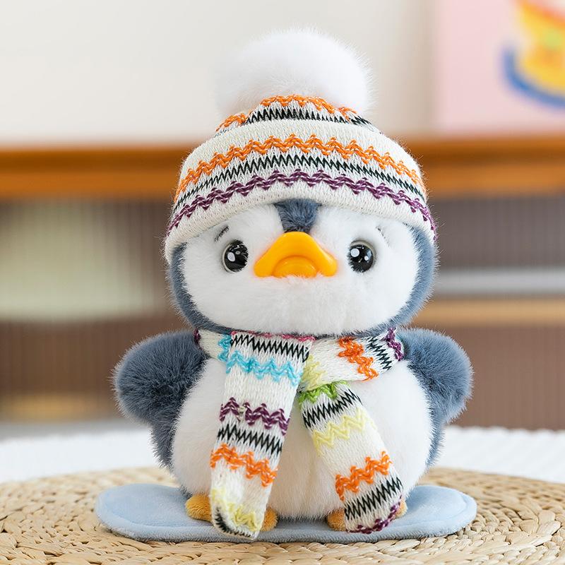 

Милая плюшевая игрушка Пингвин Яблоко Пчела Подарок для мероприятия Брелок Лось Лыжный Пингвин Пингвин Пингвин 15cm【0.11kg】