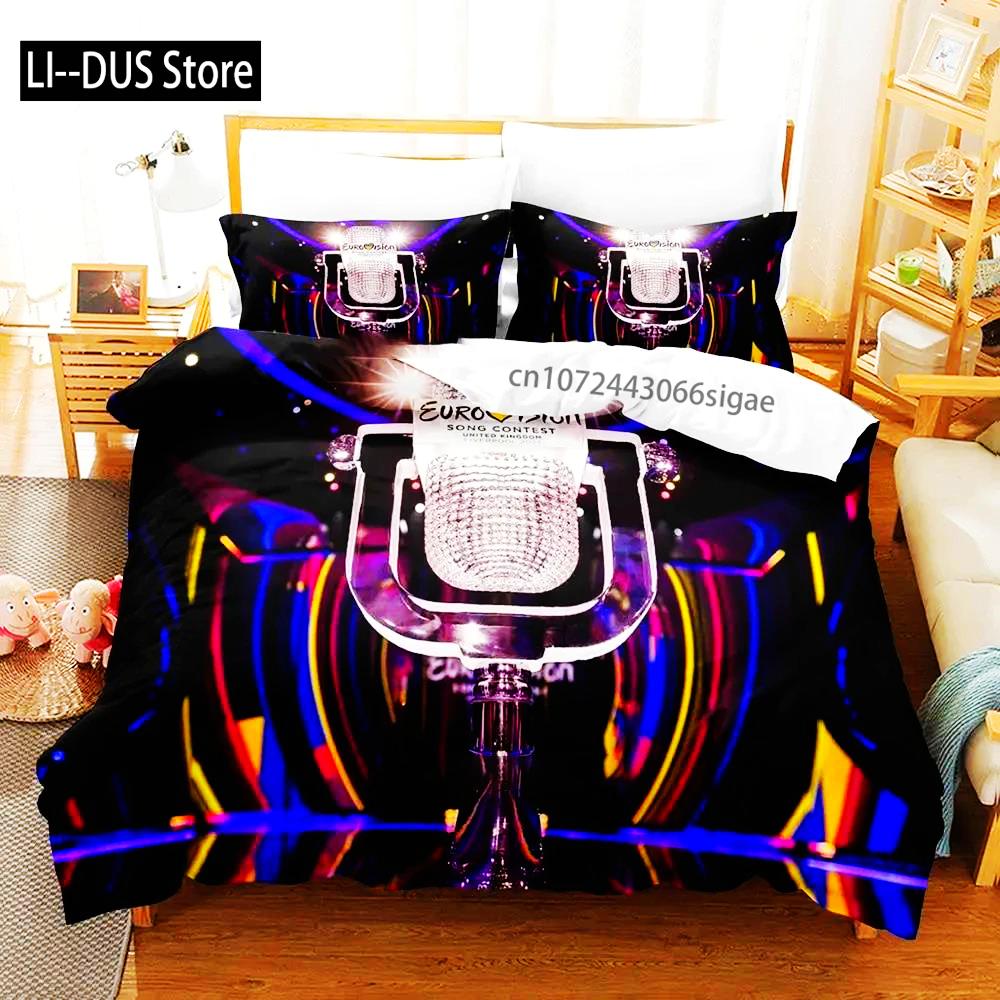 3 Pieces Adult Boys Bedroom Bedding Set Cartoon Anime Hip Hop Style Duvet Cover Set 2024 Quilt Cover Pillowcase
