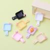 Kitten Cartoon Square Plate DIY Jewelry & Hair Clip Accessories Kit with Resin Glue