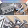 simpletome Kitchen Paper Holder, Paper Roll Holder, Stainless Steel 304, Nail-Free, Kitchen Paper Storage, Costco Thick Roll, Towel Holder, Towel Hang