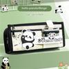 Large Storage Pen Box Bags Multi Layer Pencil Pouch Cosmetic Makeup Panda Pencil Case  Stationery