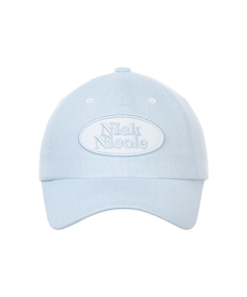 Nigaennikol Oval Wappen Ball Cap_Sky Blue