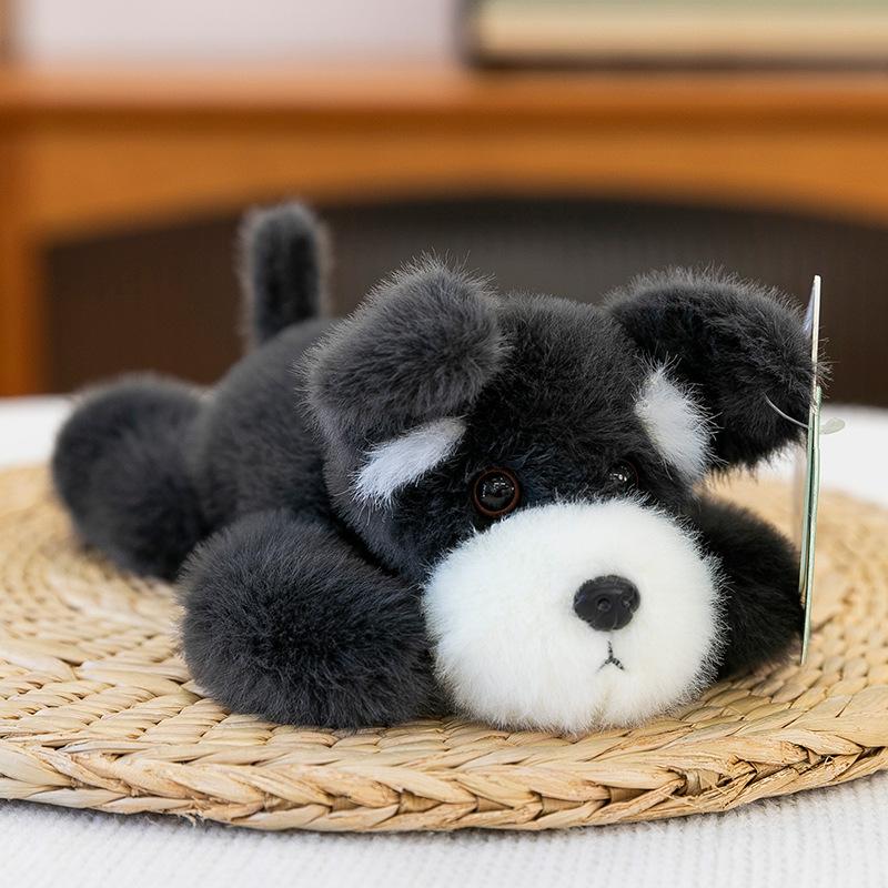 Simulated Cute Cute West Highland Puppy Plush Toys Schnauzer Doll Table Companion Doll Gift