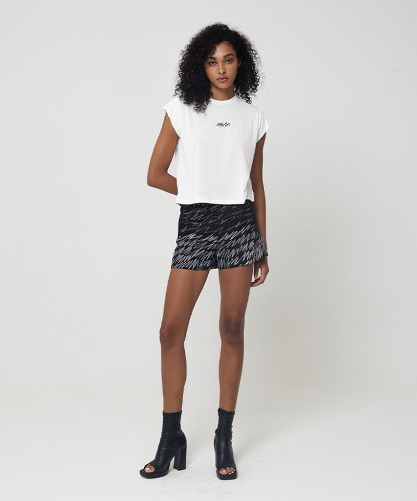 Meuameu Logo Basic Slim T-Shirt