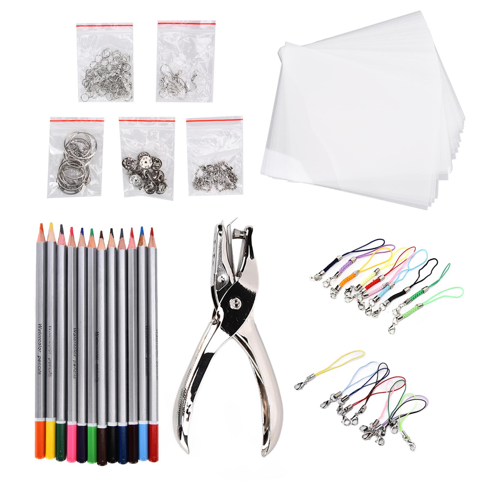 

Набор термоусадочных листов DIY Материалы для брелоков, украшений, изготовления игрушек для детей