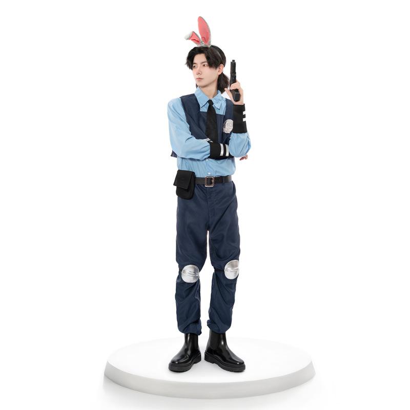 The new cos clothes are real shots of crazy animal city cos judy judy rabbit cos full set of anthropomorphic clothes